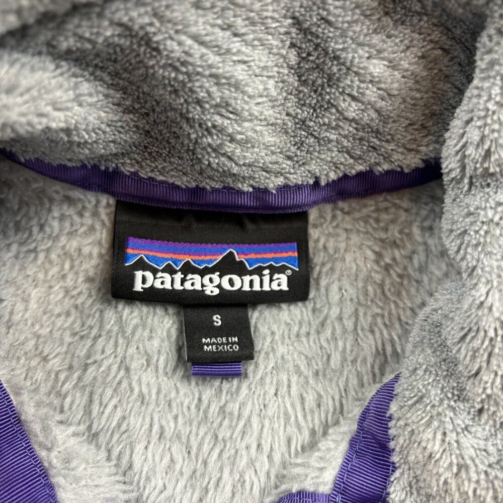 Patagonia Re-Tool Vest Tailored Grey Nickel X-Dye Concord Purple Zip Women’s S - Picture 4 of 6